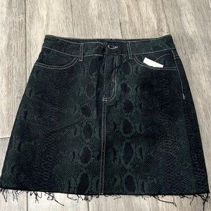 Zara snakeprint skirt